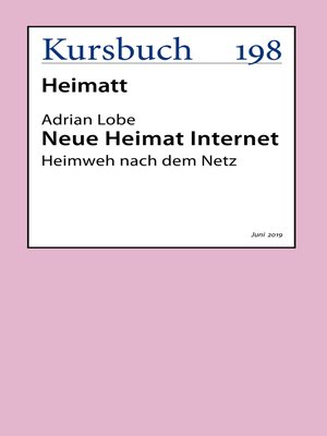 cover image of Neue Heimat Internet